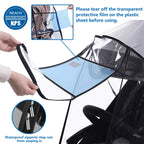 Universal Stroller Rain Cover – Waterproof Windproof Weather Shield