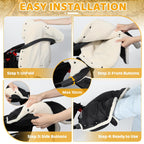 Stroller Handlebar Hand Muffs – Waterproof Winter Mittens