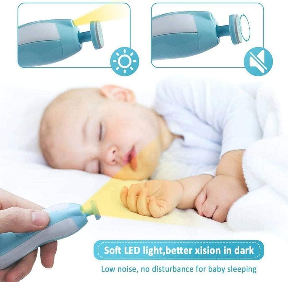 Baby Electric Nail Trimmer & File (Infants, Toddlers & Adults)